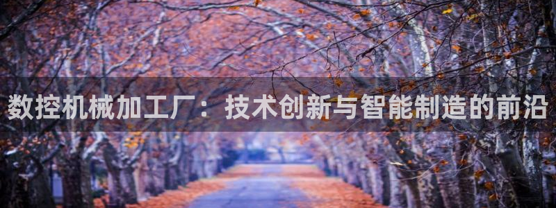 天辰娱乐简介：数控机械加工厂：技术创新与智能制造的前沿