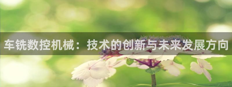 天辰平台娱乐:车铣数控机械:技术的创新与未来发展方向