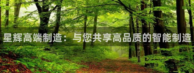 天辰娱乐best:星辉高端制造:与您共享高品质的智能制造